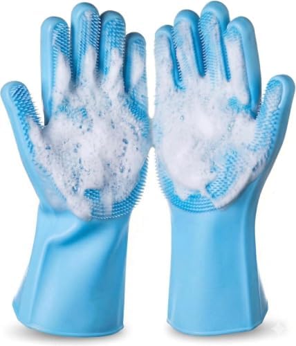 NVNAN Pet Washing Gloves for Dogs and Cats by NVNAN