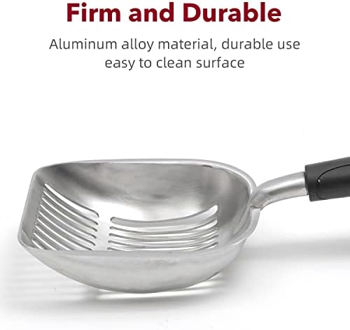 Cat Litter Scoop, Kitty Metal Scooper, Aluminum Alloy Sifter, Kitten Pooper - Image 6
