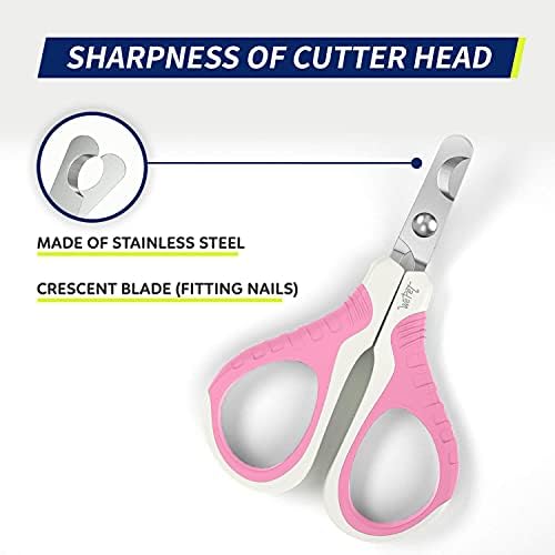 WePet Pet Nail Clippers U07.1, Professional Claw Trimmer, Bended Scissor Special - Image 3