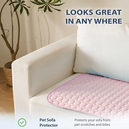 MICROCOSMOS Summer Cooling Mat & Sleeping Pad- Water Absorption Top, EZ Clean - Image 4