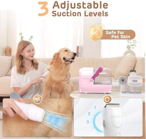 HEAPETS Dog Grooming Vacuum Kit - 3L Vacuum - Image 2