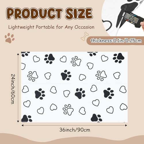 AceOrbit 1 Pack 24x36 Inch Non-Slip Dog Grooming Mat - Image 2
