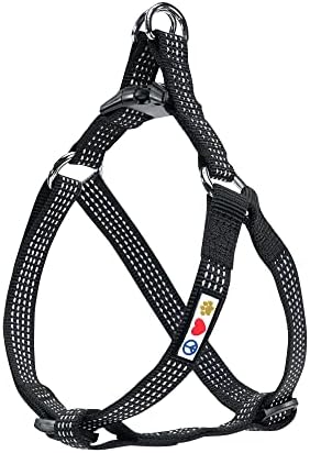 Pawtitas Reflective Step-in Dog Harness – Adjustable No-Pull Vest by Pawtitas
