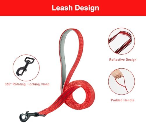 Hipubby Dog Harness and Leash Set, No Pull Soft Mesh Puppy Harness - Image 4