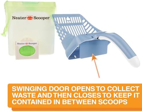Neater Pet Brands Neater Scooper Standard Cat Litter Scoop, 15 Refill Bags – - Image 3