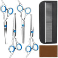 Dog Grooming Scissors Kit, 6-in-1 Stainless Steel Pet Grooming Scissors by Bpawser