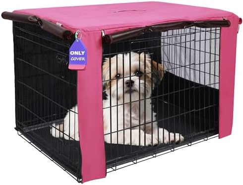 HiCaptain 24-Inch Dog Crate Cover by HiCaptain