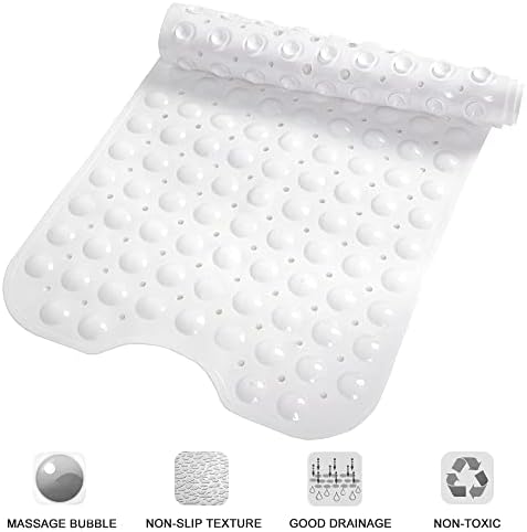 Bathtub and Shower Mats, Extra Long Non-Slip Bath Tub Mat 39 x 16 Inch - Image 5