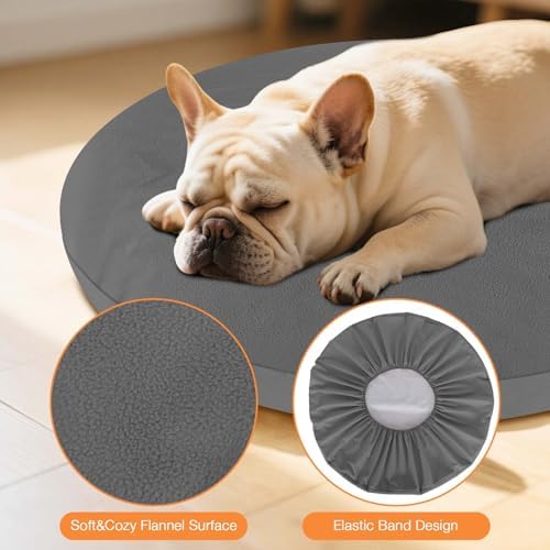 Dog Bed Covers Replacement Washable Waterproof Round Bed Protector - Image 3