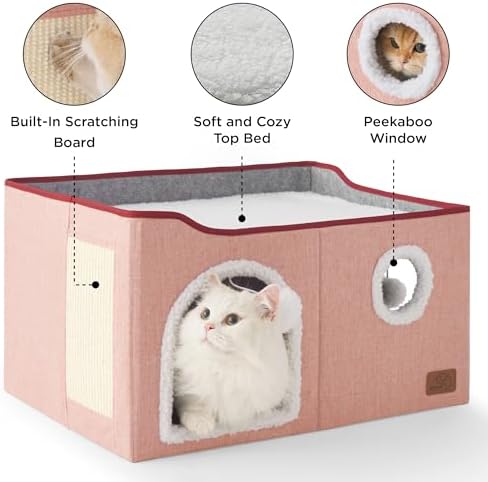 Bedsure Extra Wide Cat House Bed - Image 5