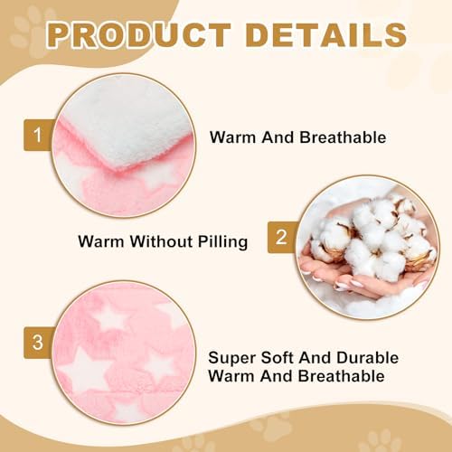 Dog Cat Bed Mat, Soft Coral Fleece Pet Cushion Pad - Image 3