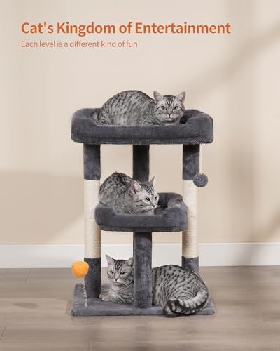 FourFurPets Small Cat Tree, Cat Tower - Image 5