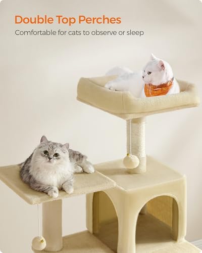 Feandrea Cat Tree, 54.2-Inch Cat Tower - Image 3