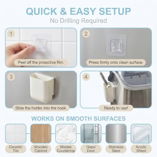 Self Adhesive Ice Scoop Holder - Image 3