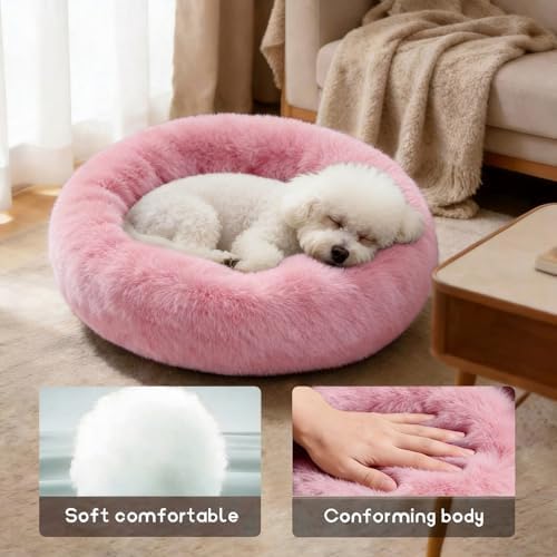 Comfort Donut Dog Bed for Small Dogs, Cat Bed & Pet Bed for Indoor Use - Image 4