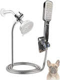 Dog Shower Attachment with Adjustable Water Pressure & Pause Mode by Unknown
