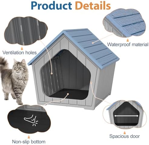 Cat Litter Box Enclosure, Hidden Covered Litter Box Furniture - Image 2