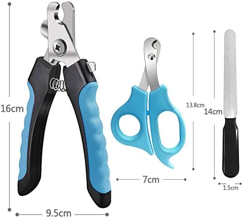 Pet Nail Clippers and Trimmers Set Safety Guard to Avoid Over Cutting Razor - Image 6