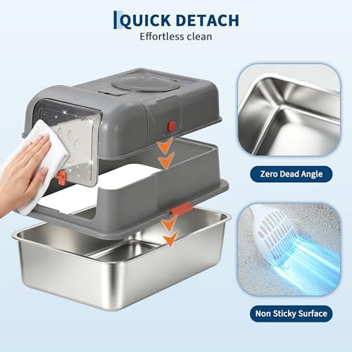 Fully Enclosed Dog Proof Litter Box - Image 6
