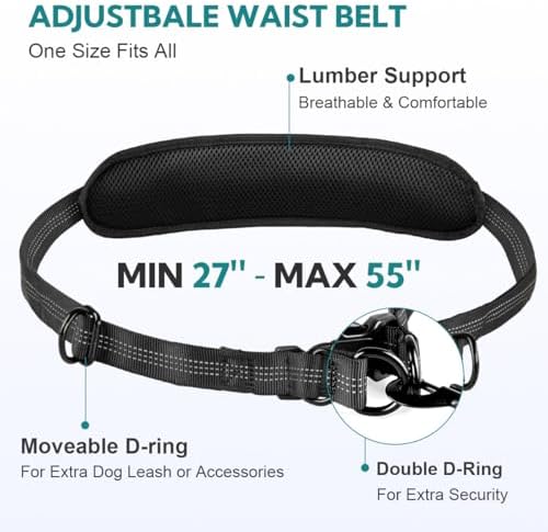 Hands Free Dog Leash for Two Dogs Walking, - Image 4