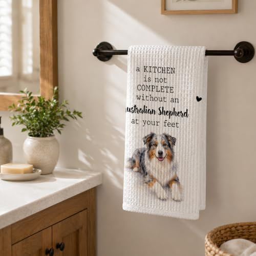 Australian Shepherd Kitchen Towel, Funny Dog Lover Gift - Image 6