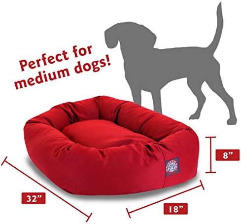 Majestic Pet Bagel Calming Dog Bed, 32 Inch Medium - Image 2