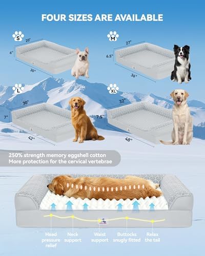 Cooling Dog Bed with PCM, Instant Chill Medium Pet Sofa, Indoor Outdoor - Image 5