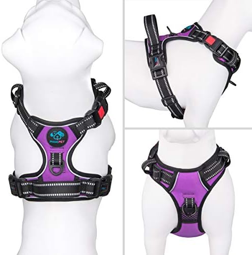 PHOEPET No Pull Dog Harnesses for Small Dogs Reflective Adjustable - Image 2