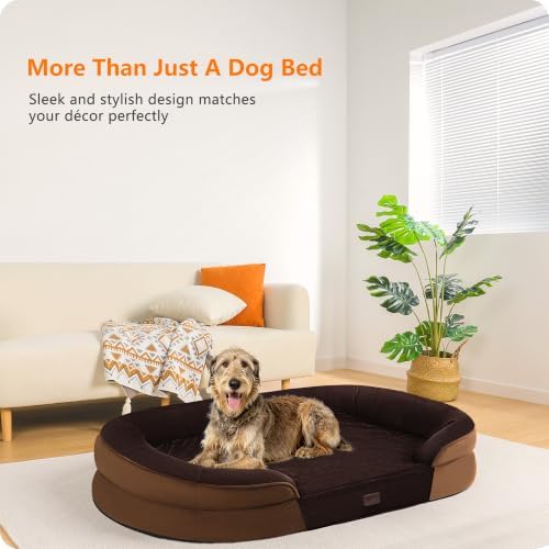 Orthopedic Waterproof XXX-Large Dog Bed Sofa, Gel Memory Foam - Image 2