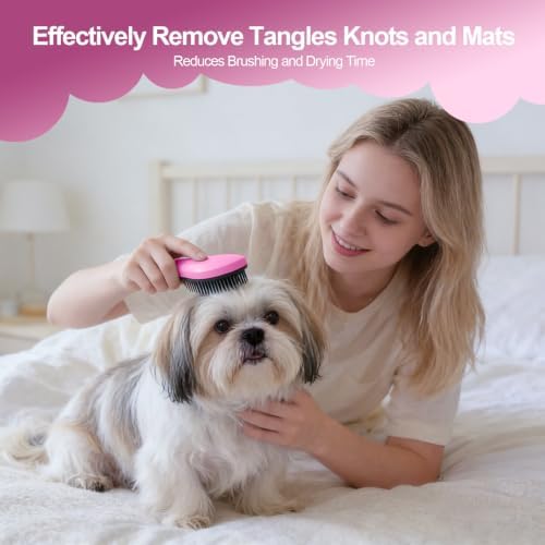 Small Dog Brush, Skin-friendly Soft Bristles - Image 7