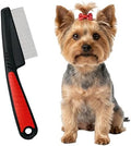 Pets&Goods Stainless Steel Tear Stain Remover Comb – Fine Tooth Grooming Tool by PetsGoods