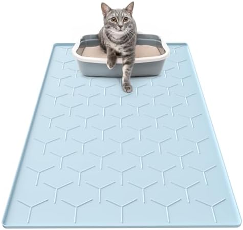Garoopion Silicone Cat Litter Mat 34×22 inch by Garoopion
