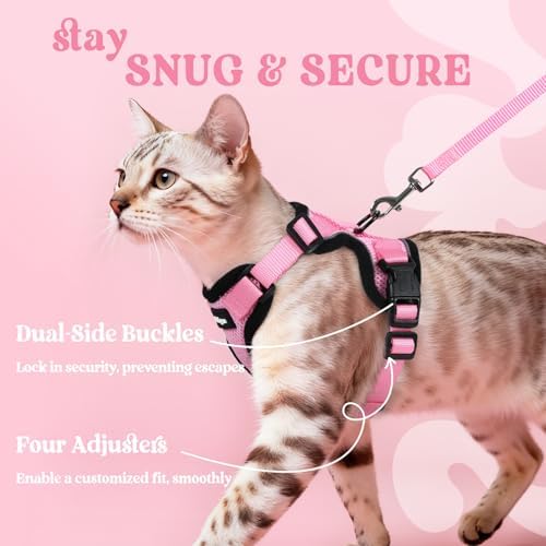 rabbitgoo Cat Harness and Leash Set, Escape Proof Vest - Image 6