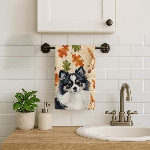 Caroline's Treasures Pomeranian Dogs Kitchen Towel 15x25 in - Image 2