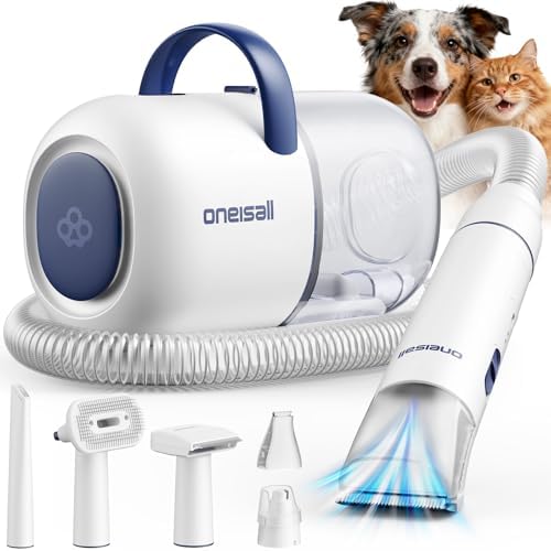 oneisall Dog Grooming Vacuum Kit, 6 Grooming Tools by oneisall
