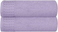 GLAMBURG 100% Cotton 2 Pack Oversized Bath Towel Set 28x55 Inches, Ultra Soft by GLAMBURG