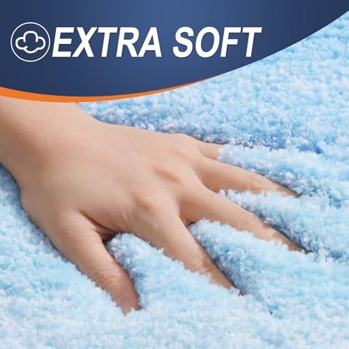 OLANLY Bathroom Rugs Mat 36x24, Extra Soft Absorbent Microfiber Bath Rugs - Image 3