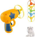 Andiker Cat Fetch Toy, Interactive Kitten Flying Disc Launcher Toy by Andiker-ServingforYou