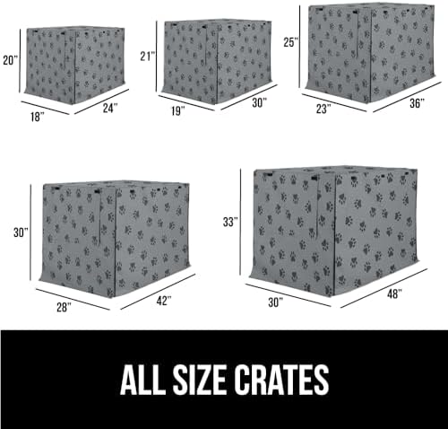 GORILLA GRIP Dog Crate Covers, Wire Kennel Topper, 24 in - Image 3