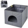 Cat Litter Box Enclosure, Waterproof Splash Guard by Himake