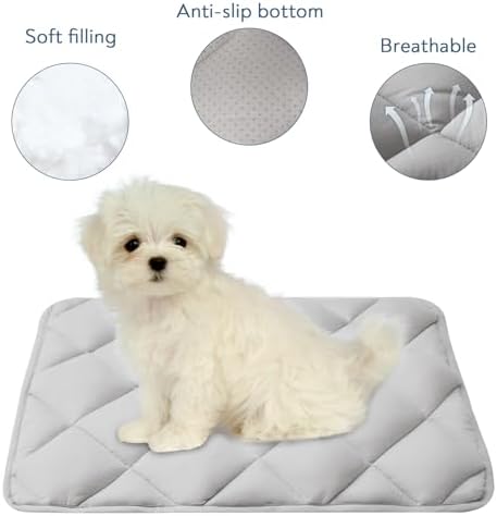 Dog Crate Pad 2 Pack, Dog Crate Mat - Image 2