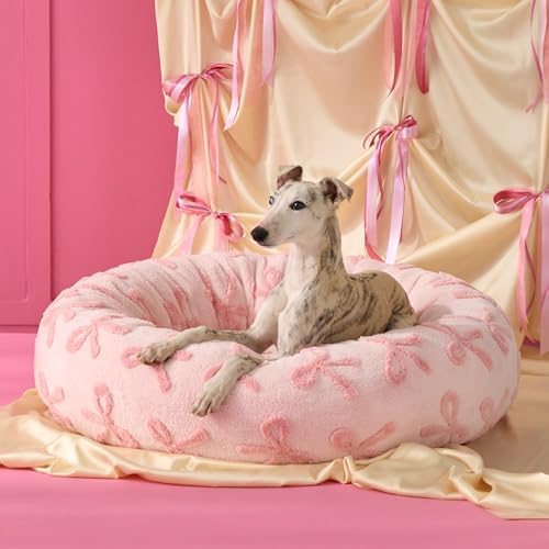 Lesure Shown on TV Jacquard Donut Dog Beds Extra Large by Lesure