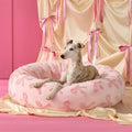 LE SURE Shown on TV Jacquard Donut Dog Beds Large by Lesure