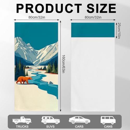2 Pack Car Towels Seat Cover - Image 3
