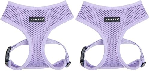 Puppia Soft Dog Harness No Choke Over-The-Head Triple Layered Breathable Mesh by PUPPIA
