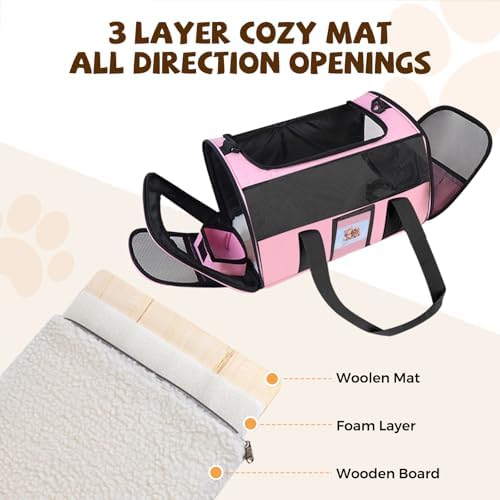 Cat Carriers Soft-Sided Cat Carrier Soft, Breathable Pet Bag - Image 2