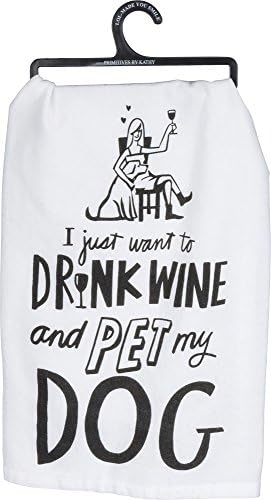 Primitives by Kathy 36921 LOL Made You Smile Dish Towel, 28-Inch Square by PrimitivesbyKathy