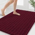 Smiry Bathroom Rugs 40X32, Extra Soft Rubber Backing Chenille Bath Mats by Smiry