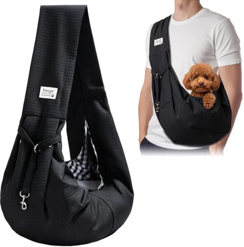 Dog Sling Carrier, Lightweight Breathable Puppy Carrier by Forujx