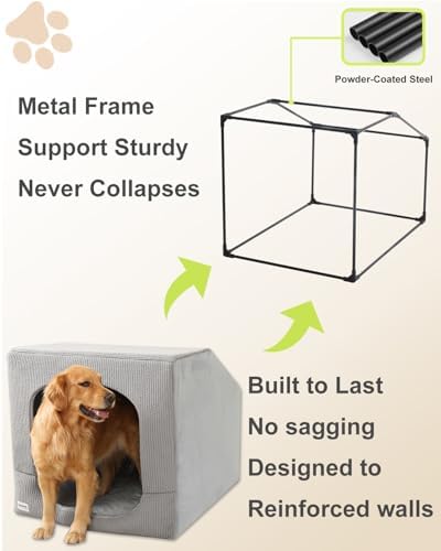 Hovicaed Indoor Dog House Extra Large Sized Dog Tent - Image 4